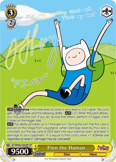 Image of Finn the Human (AT/WX02-002SP SP) [Adventure Time]