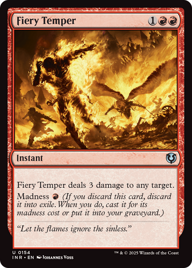 Image of Fiery Temper [Innistrad Remastered]