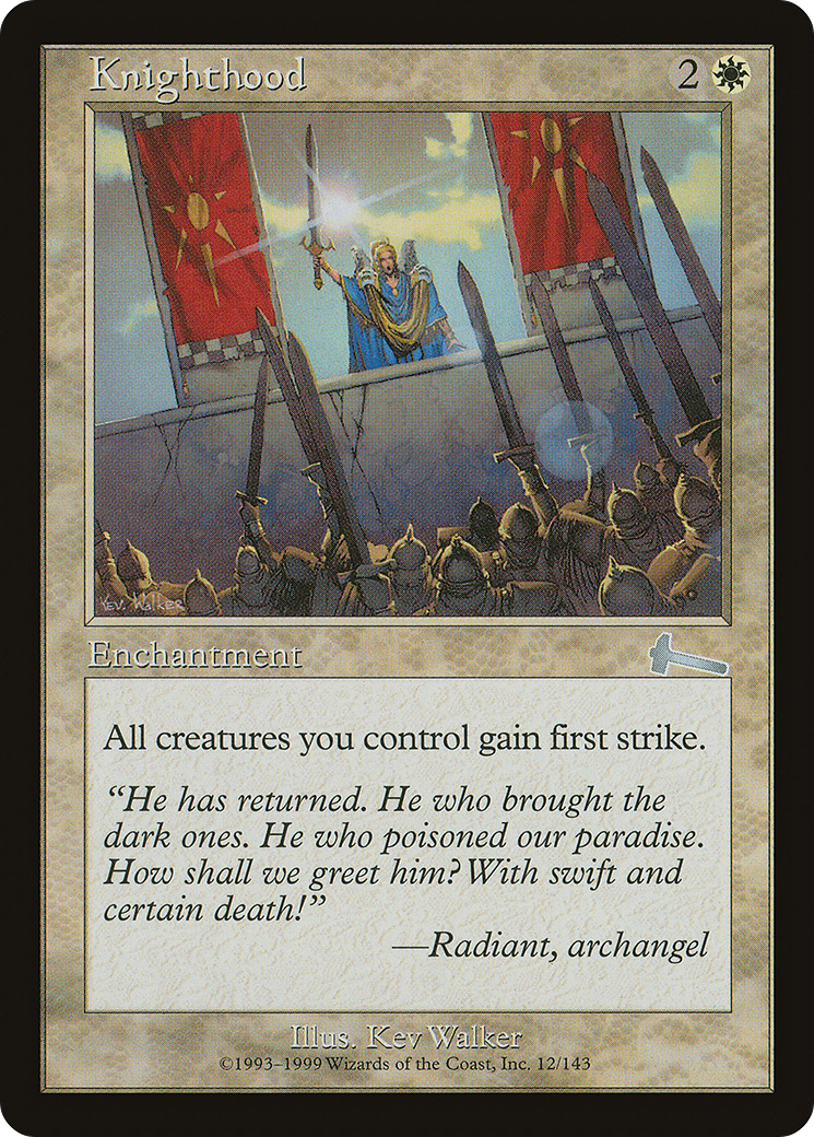 Image of Knighthood [Urza's Legacy]