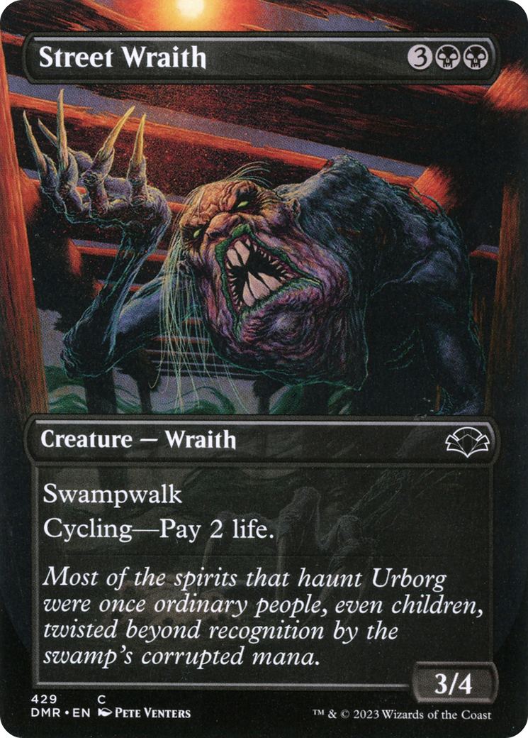 Image of Street Wraith (Borderless Alternate Art) [Dominaria Remastered]
