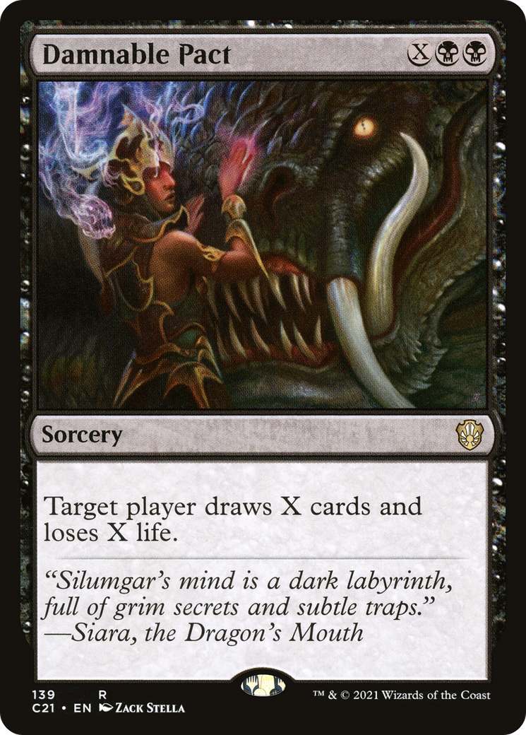 Image of Damnable Pact [Commander 2021]