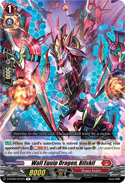 Image of Wall Equip Dragon, Bilskil (D-BT06/037EN) [Blazing Dragon Reborn]