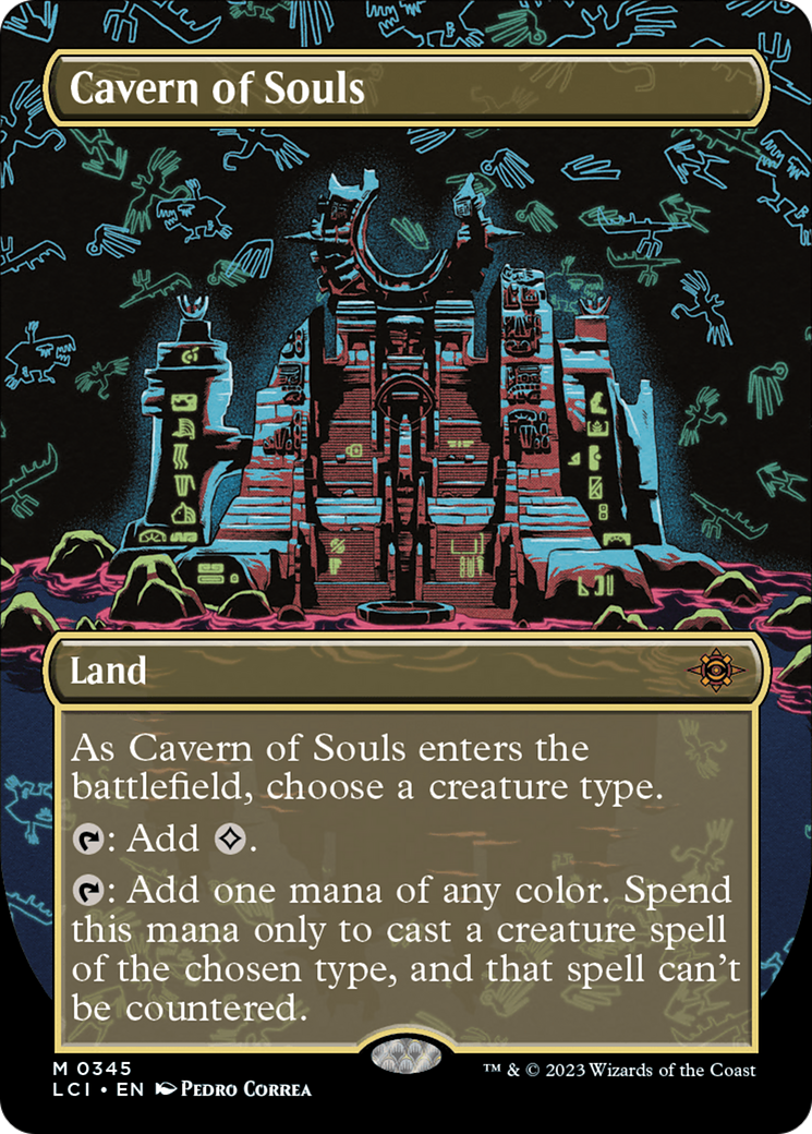 Image of Cavern of Souls (0345) (Borderless) [The Lost Caverns of Ixalan]