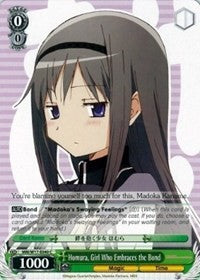 Image of Homura, Girl Who Embraces the Bond (MM/W17-E040 C) [Puella Magi Madoka Magica]