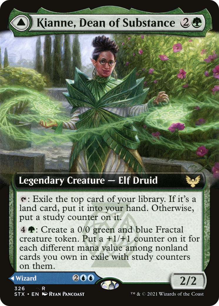 Image of Kianne, Dean of Substance // Imbraham, Dean of Theory (Extended Art) [Strixhaven: School of Mages]