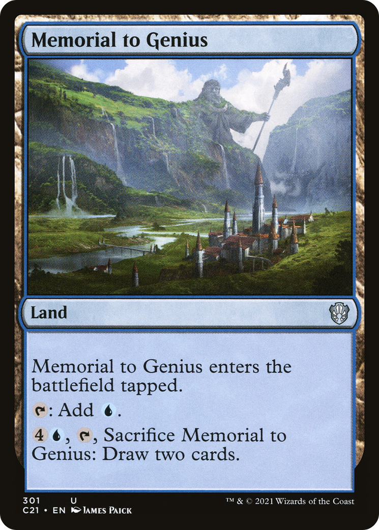 Image of Memorial to Genius [Commander 2021]