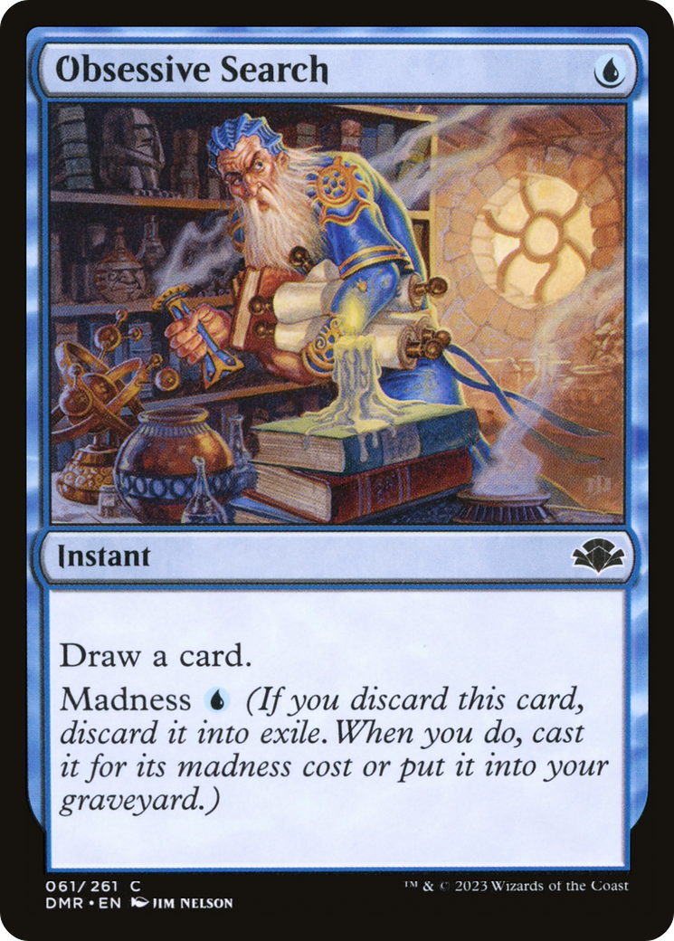 Image of Obsessive Search [Dominaria Remastered]