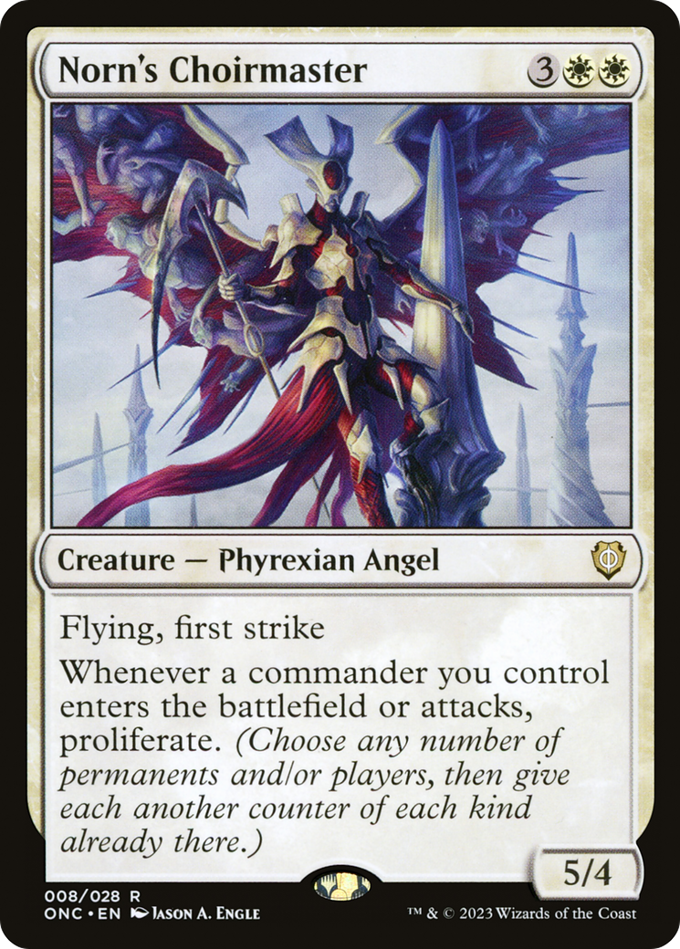 Image of Norn's Choirmaster [Phyrexia: All Will Be One Commander]