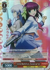 United Battlefront, Kanade & Yuri (AB/W31-E063R RRR) [Angel Beats! Re:Edit]