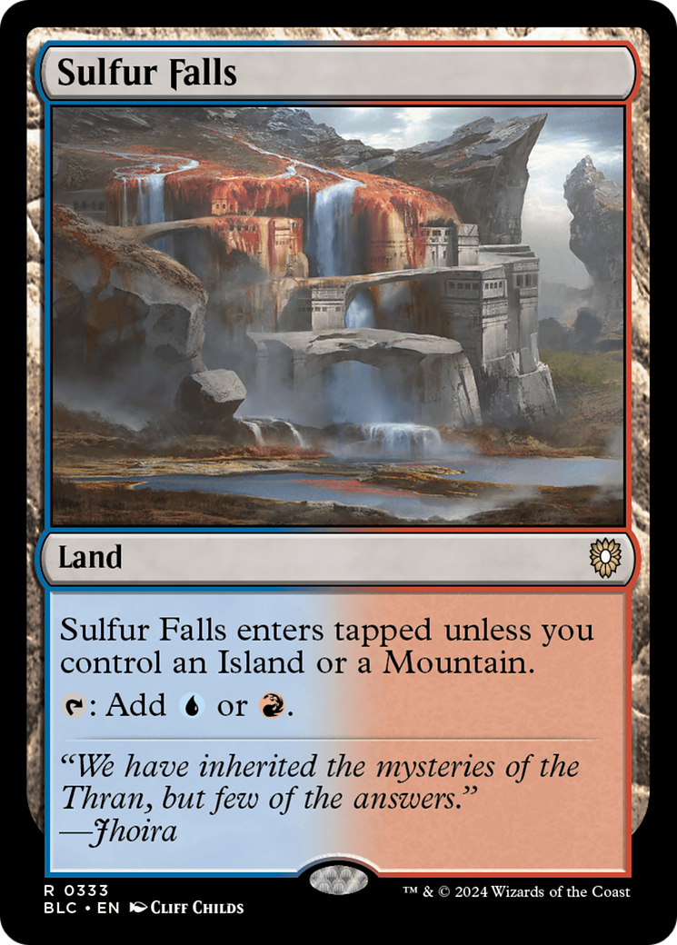 Image of Sulfur Falls [Bloomburrow Commander]