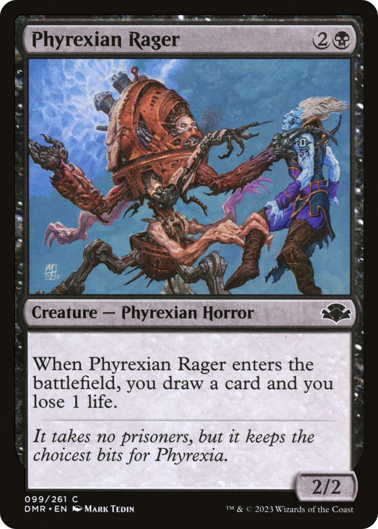 Image of Phyrexian Rager [Dominaria Remastered]