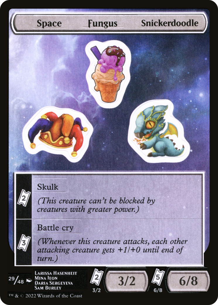 Image of Space Fungus Snickerdoodle [Unfinity Stickers]