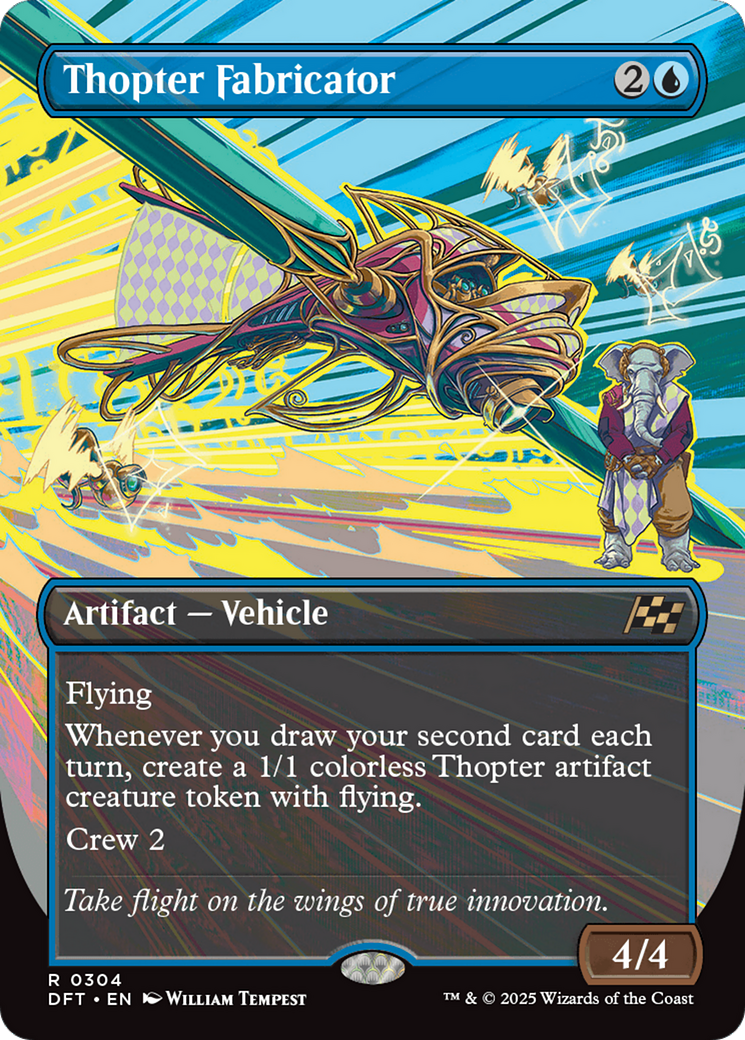 Image of Thopter Fabricator (Borderless) [Aetherdrift]