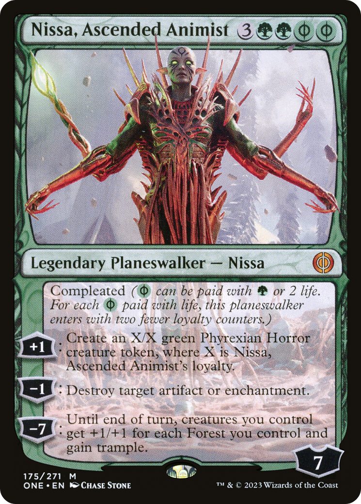 Image of Nissa, Ascended Animist [Phyrexia: All Will Be One]