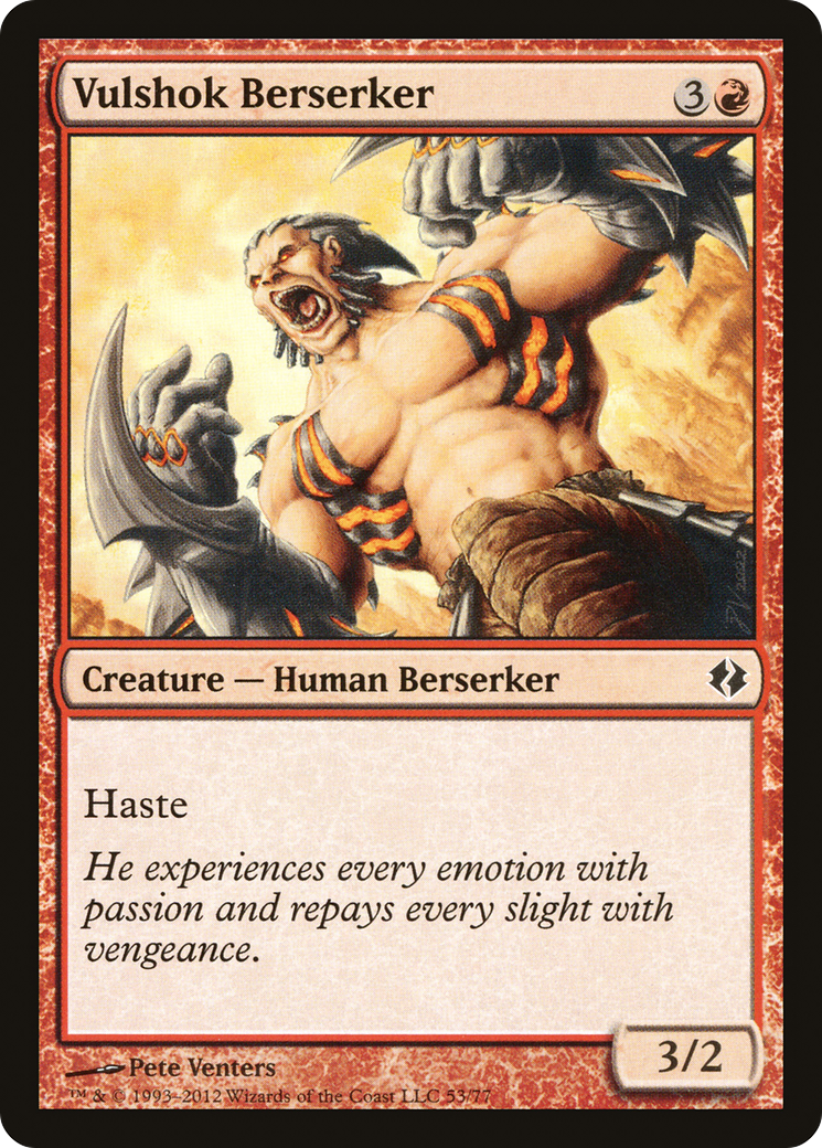 Image of Vulshok Berserker [Duel Decks: Venser vs. Koth]