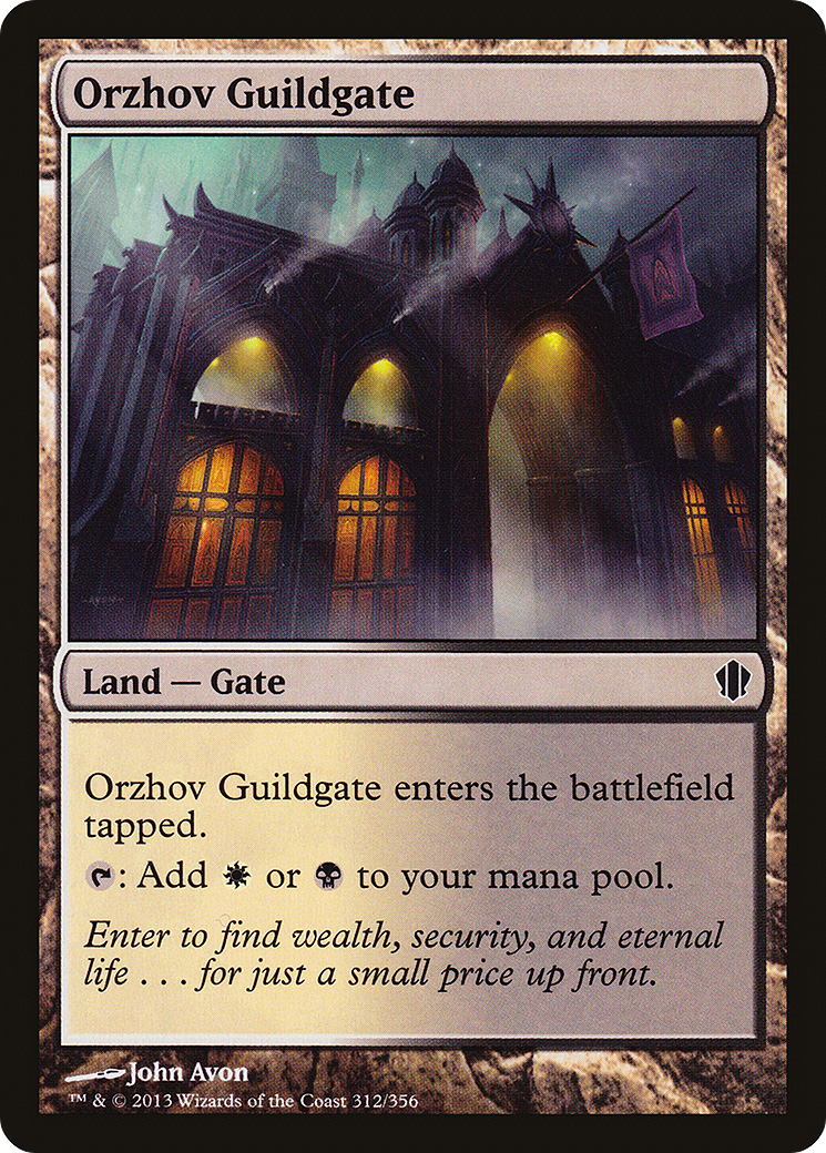 Image of Orzhov Guildgate [Commander 2013]