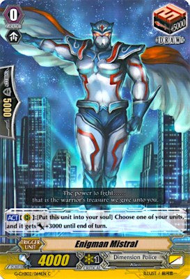 Image of Enigman Mistral (G-CHB02/064EN) [We ARE!!! Trinity Dragon]