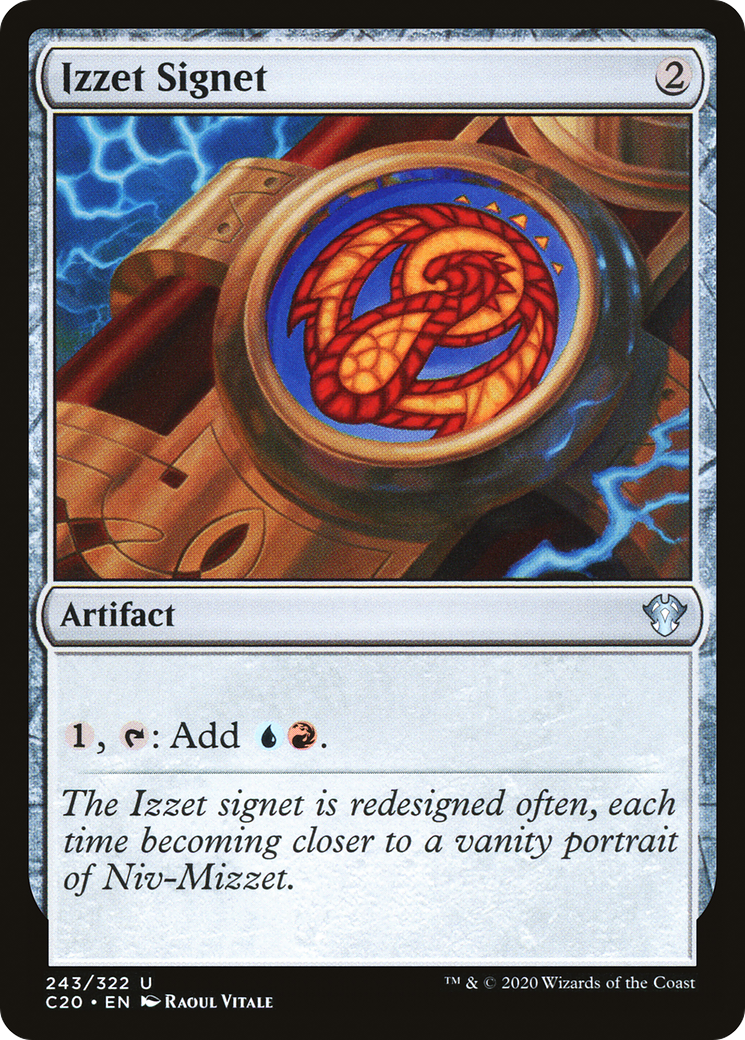 Image of Izzet Signet [Commander 2020]