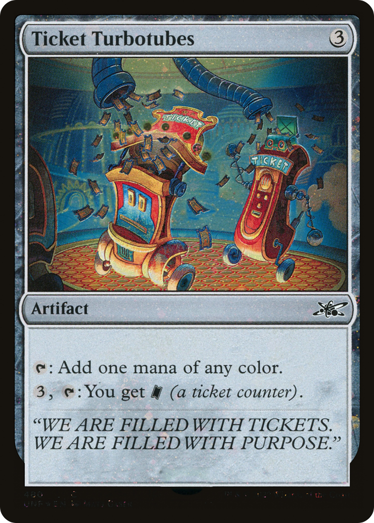 Image of Ticket Turbotubes (Galaxy Foil) [Unfinity]
