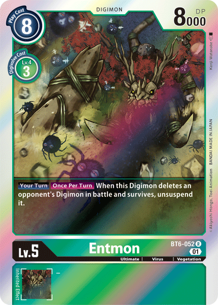Image of Entmon [BT6-052] [Double Diamond]