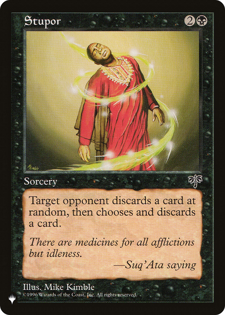 Image of Stupor [The List]
