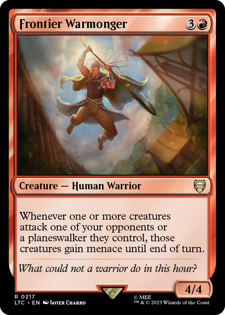 Image of Frontier Warmonger [The Lord of the Rings: Tales of Middle-Earth Commander]