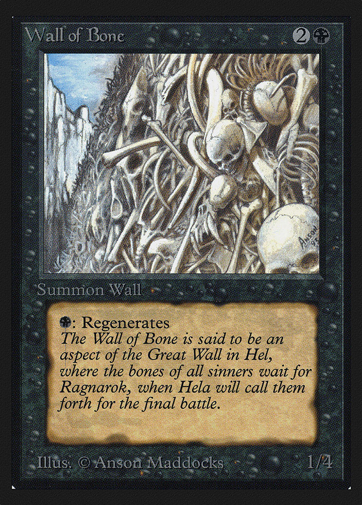 Image of Wall of Bone [International Collectors' Edition]