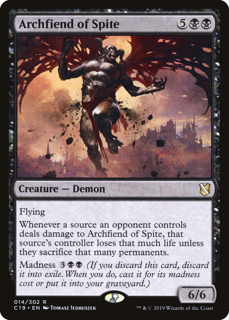 Image of Archfiend of Spite [Commander 2019]