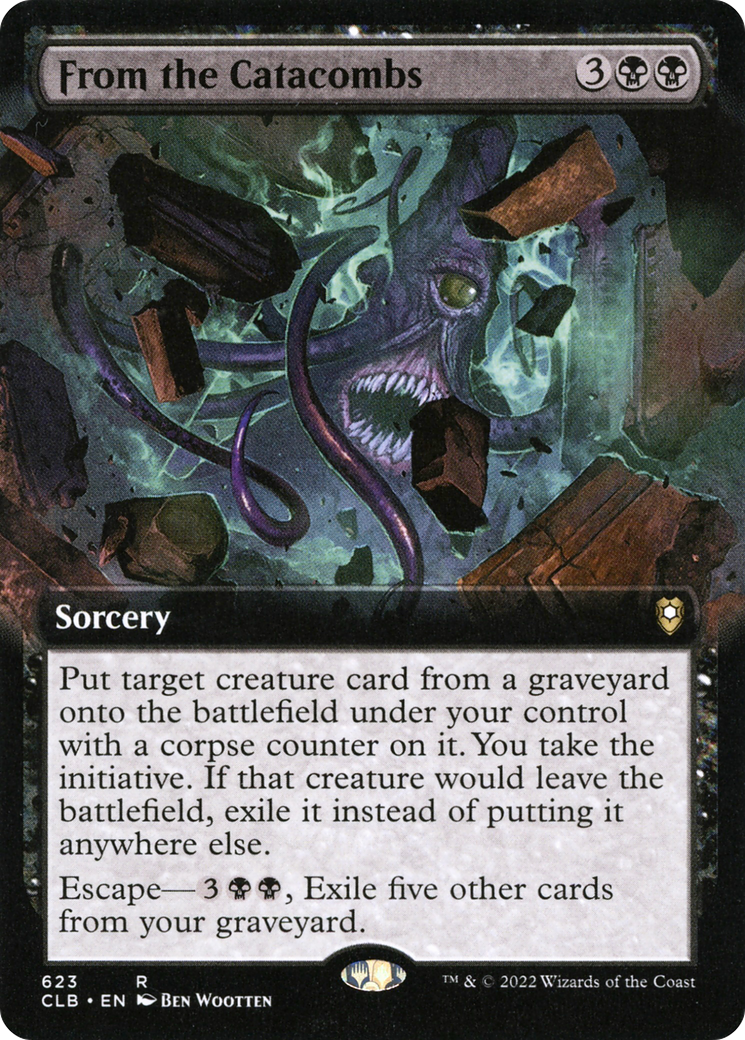 Image of From the Catacombs (Extended Art) [Commander Legends: Battle for Baldur's Gate]