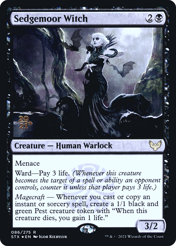Image of Sedgemoor Witch [Strixhaven: School of Mages Prerelease Promos]