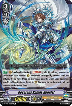 Image of Decorous Knight, Hengist (V-BT05/026EN) [Aerial Steed Liberation]