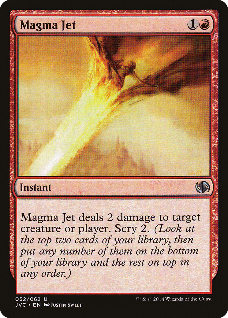 Image of Magma Jet [Duel Decks Anthology]