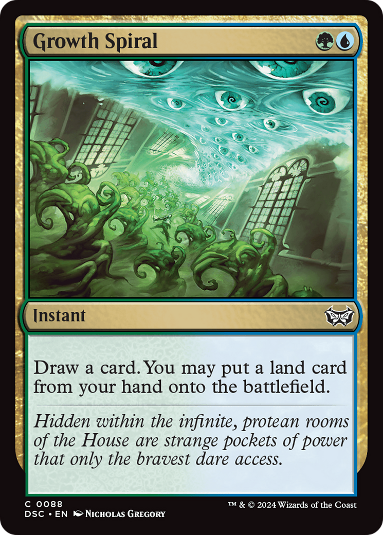 Image of Growth Spiral [Duskmourn: House of Horror Commander]