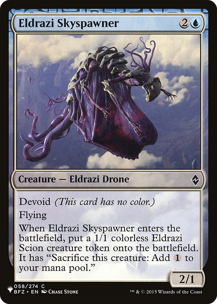 Image of Eldrazi Skyspawner [The List]