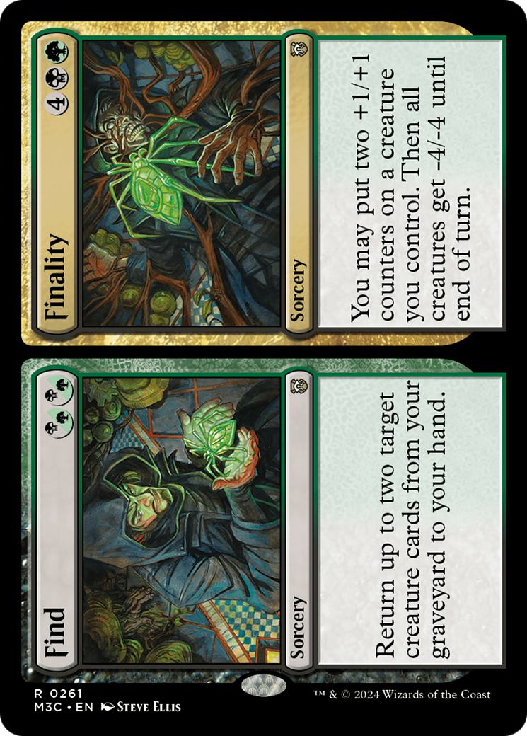 Image of Find // Finality (Ripple Foil) [Modern Horizons 3 Commander]