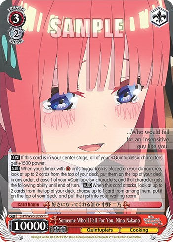 Image of Someone Who'll Fall For You, Nino Nakano (5HY/W90-E059 R) [The Quintessential Quintuplets 2]