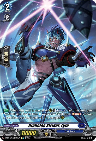 Image of Diabolos Striker, Lyle (D-BT04/SP21EN) [Awakening of Chakrabarthi]
