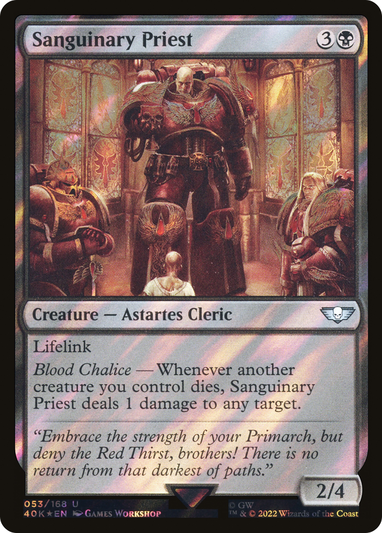 Image of Sanguinary Priest (Surge Foil) [Warhammer 40,000]