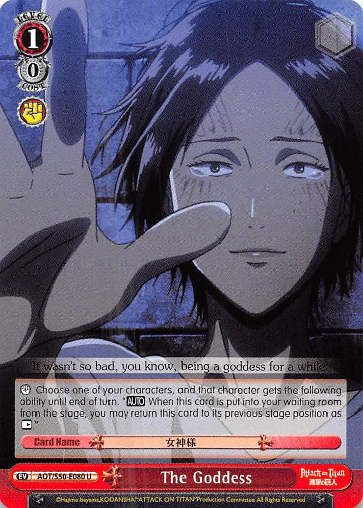 Image of The Goddess (AOT/S50-E080 U) [Attack on Titan Vol. 2]