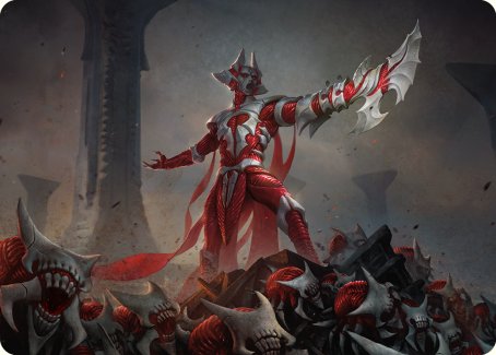 Image of Mite Overseer Art Card [Phyrexia: All Will Be One Art Series]