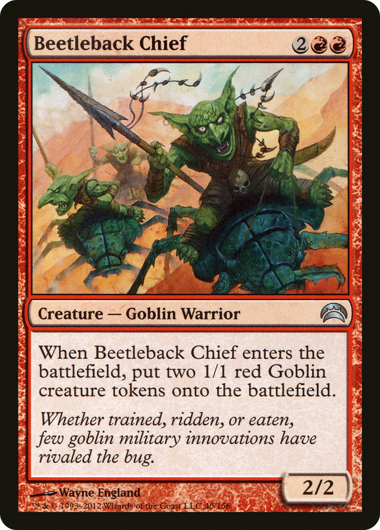 Image of Beetleback Chief [Planechase 2012]