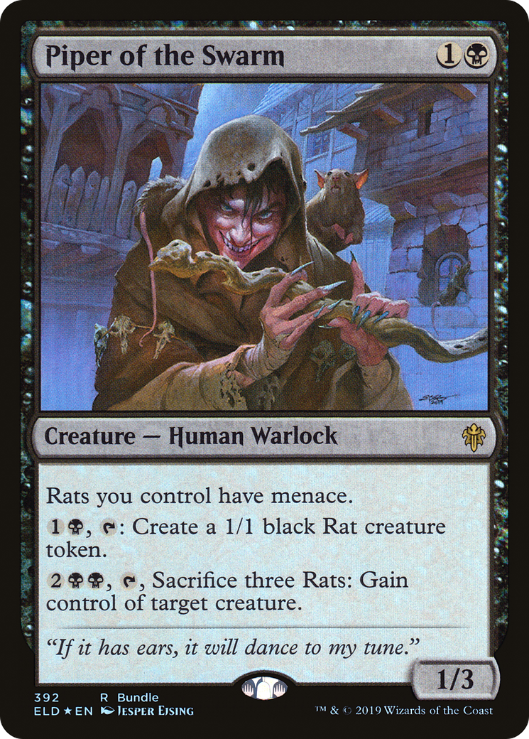 Image of Piper of the Swarm (392) [Throne of Eldraine]