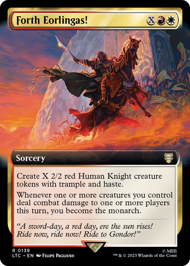 Image of Forth Eorlingas! (Extended Art) [The Lord of the Rings: Tales of Middle-Earth Commander]