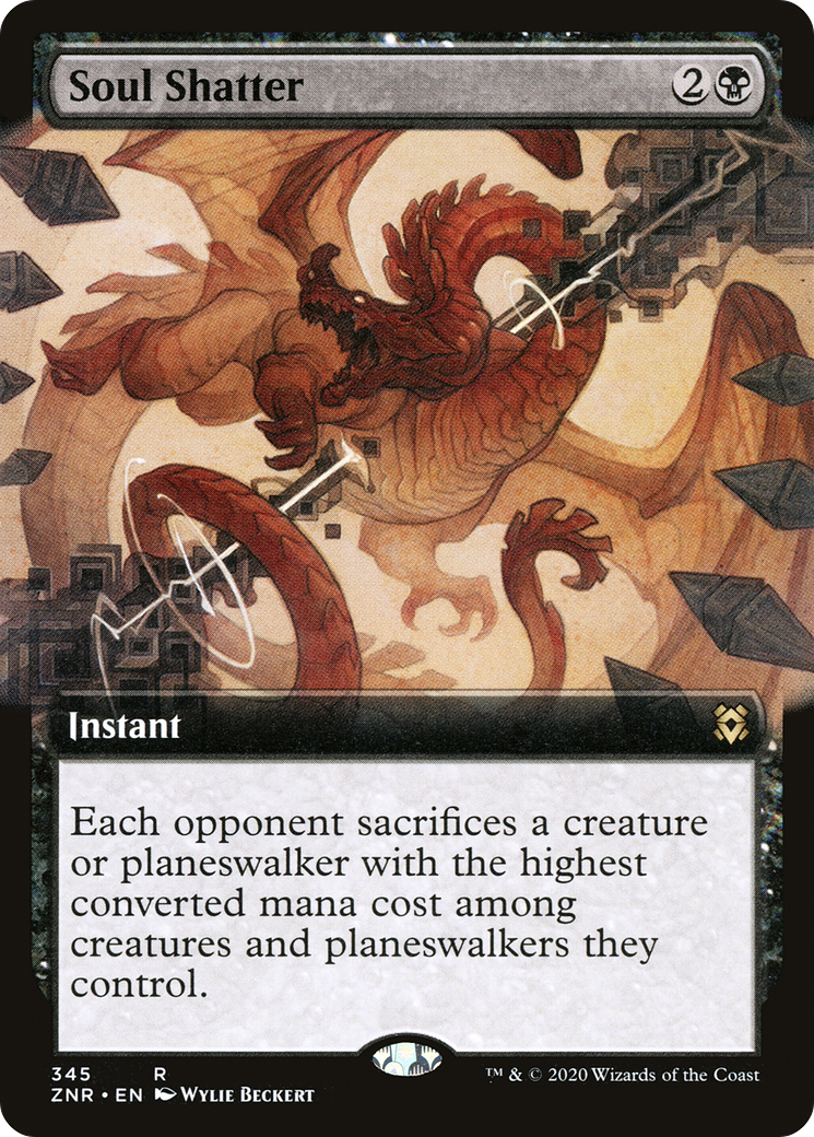 Image of Soul Shatter (Extended Art) [Zendikar Rising]