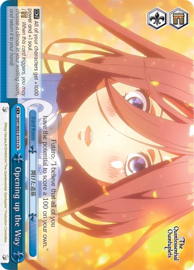 Image of Opening up the Way (5HY/W83-E133 CR) [The Quintessential Quintuplets]