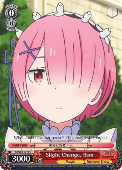 Image of Slight Change, Ram (RZ/S68-E043 C) [Re:ZERO Memory Snow]