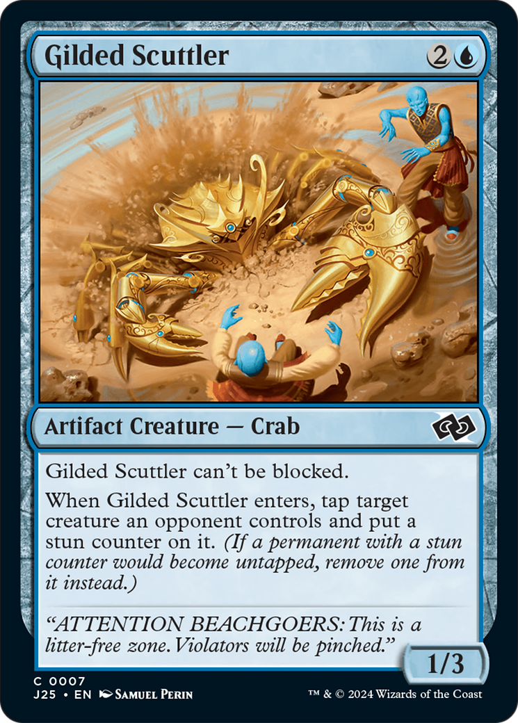 Image of Gilded Scuttler [Foundations Jumpstart]