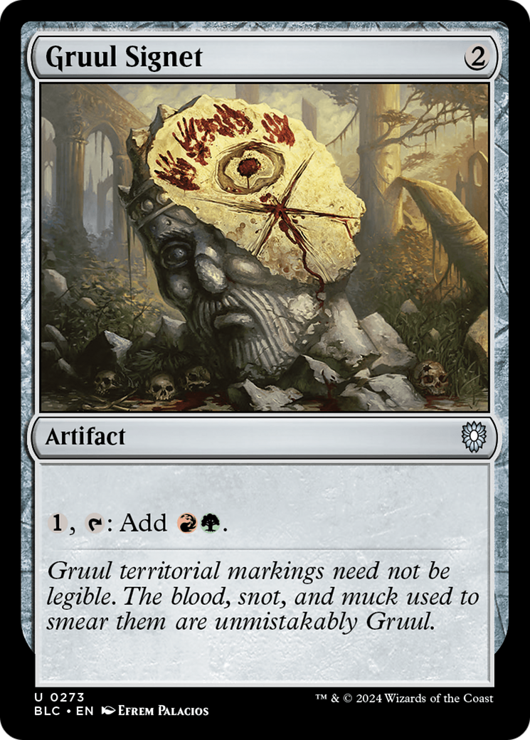 Image of Gruul Signet [Bloomburrow Commander]