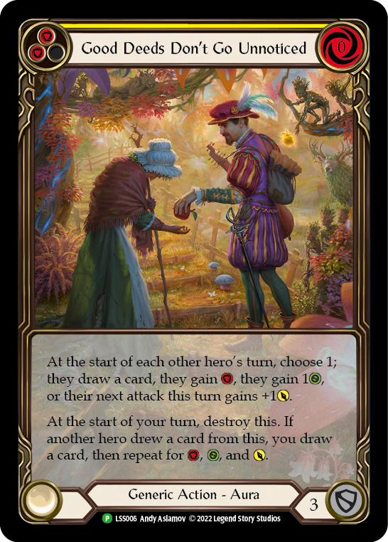 Image of Good Deeds Don't Go Unnoticed [LSS006] (Promo)  Rainbow Foil