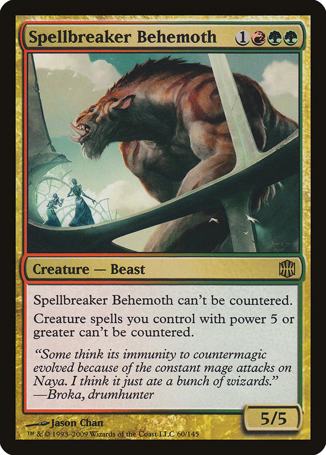 Image of Spellbreaker Behemoth (Oversized) [Oversize Cards]